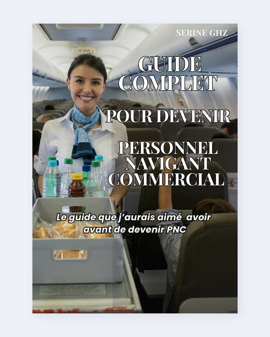 Couverture du Guide Complet PNC pour devenir hôtesse de l'air ou steward