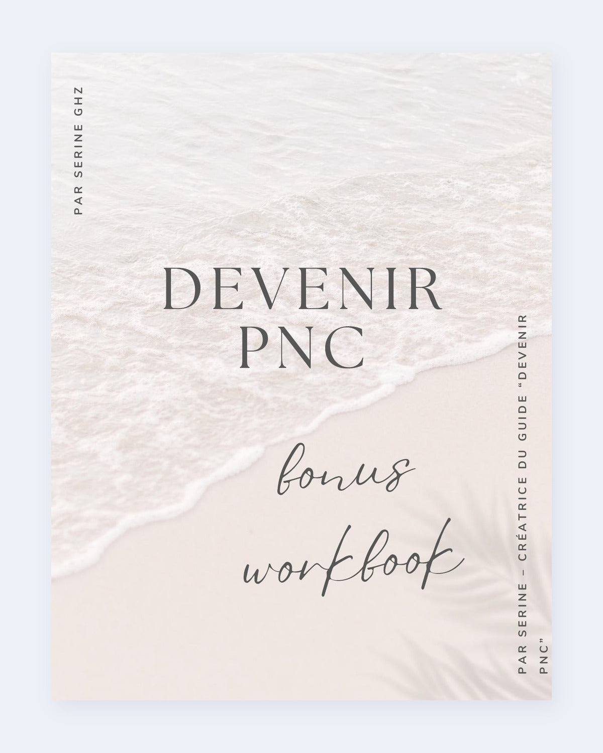Couverture du workbook bonus offert avec le guide